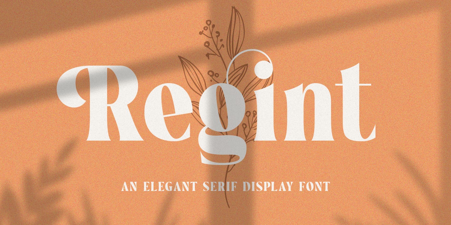 Regint Font preview